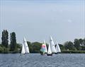 Race 4, with W1795 and W1800 jostling for first place during the Cotswold Wanderer Open &copy; Hannah Brooks