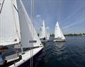 Start of race three, with W1004 pulling ahead during the Cotswold Wanderer Open &copy; Rachel Exley