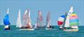 Ian Simpson and Dave Bardwell plus the Whitstble handicap fleet during the Wanderer Nationals 2026 at Whitstable