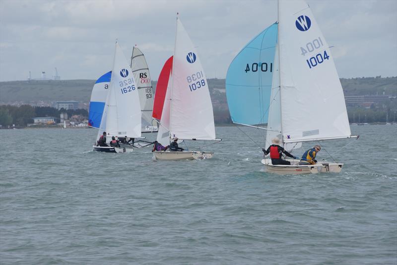 Wanderer nationals during Langstone Harbour Race Weekend photo copyright Richard Callas taken at Tudor Sailing Club and featuring the Wanderer class