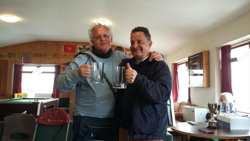 Phil Meadowcroft and Adam Wickenden, 3rd in the Wanderer Inlands at West Oxfordshire SC photo copyright Saffron Gallagher taken at West Oxfordshire Sailing Club and featuring the Wanderer class