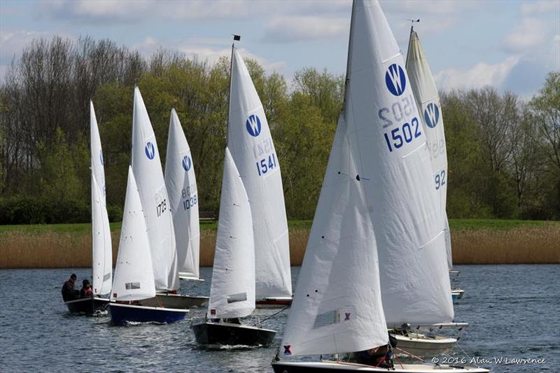 Wanderer Inlands at West Oxfordshire SC photo copyright Alan Lawrence taken at West Oxfordshire Sailing Club and featuring the Wanderer class