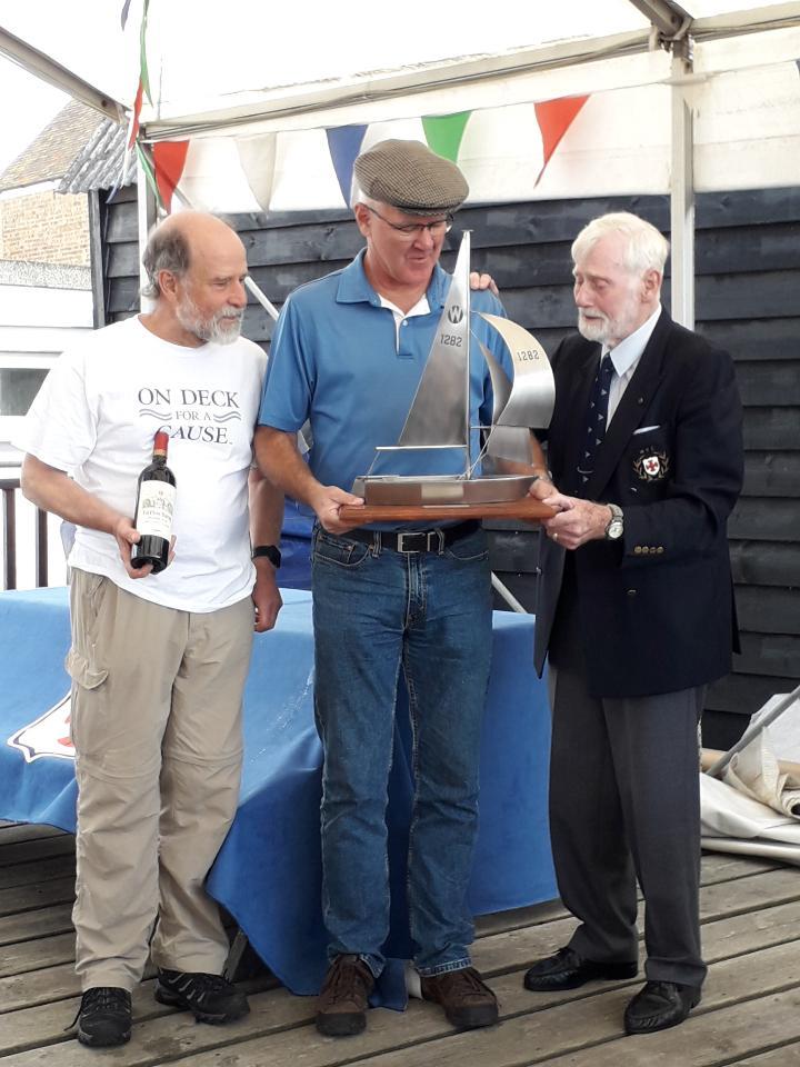 Tim Barr & Mark Skipper win the Whitstable Wanderer Open photo copyright Phillip Meadowcroft taken at Whitstable Yacht Club and featuring the Wanderer class