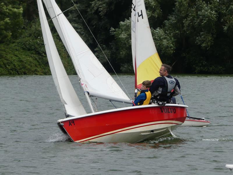 Jon & Nate Senior finish 3rd in the SESCA Antigua Sailing Day Regatta photo copyright Mike Steele taken at St Edmundsbury Sailing & Canoeing Association and featuring the Wanderer class