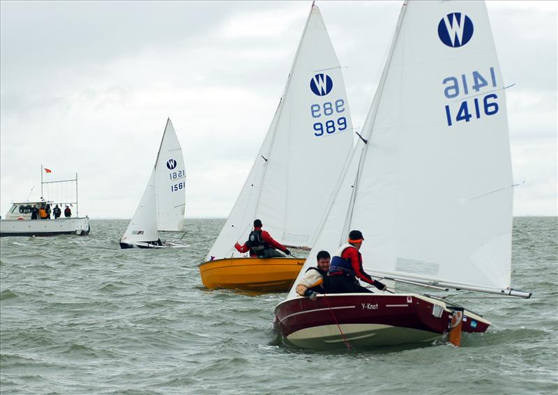 Racing hard through the Whitstable chop photo copyright Champion Marine Photography taken at Whitstable Yacht Club and featuring the Wanderer class