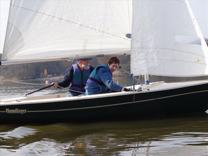 Wanderers at Crawley Mariners photo copyright Alison Martin taken at Crawley Mariners Yacht Club and featuring the Wanderer class