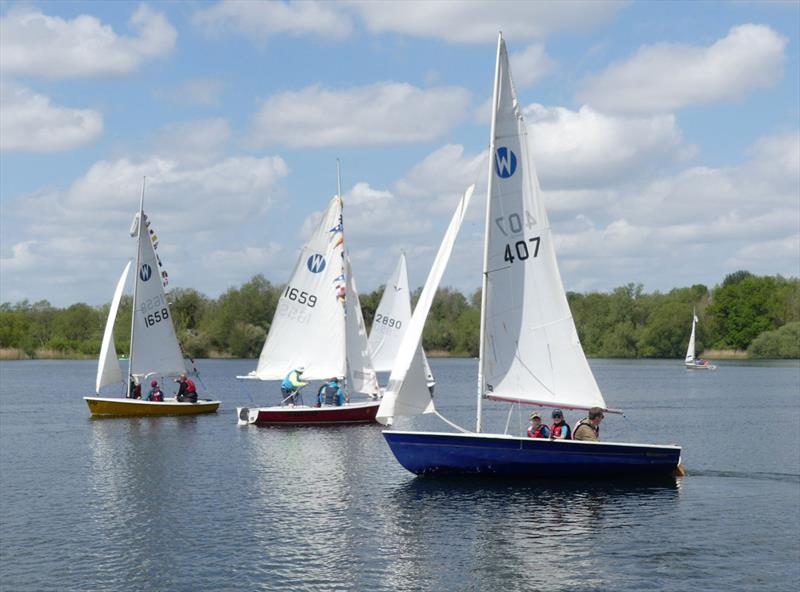 SESCA's Discover Sailing & Kayaking Open Day photo copyright Mike Steele taken at St Edmundsbury Sailing & Canoeing Association and featuring the Wanderer class