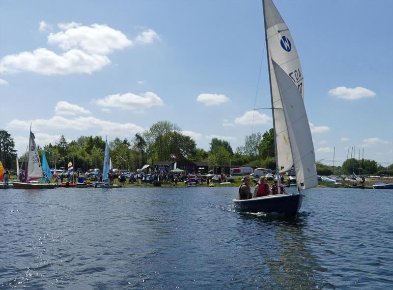 SESCA's Discover Sailing & Kayaking Open Day photo copyright Mike Steele taken at St Edmundsbury Sailing & Canoeing Association and featuring the Wanderer class