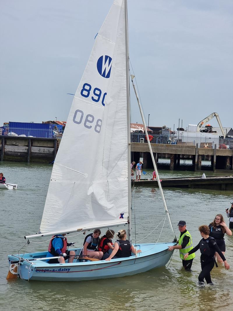 Whitstable Yacht Club Discover Sailing Day - sailing photo copyright Steve Gray taken at Whitstable Yacht Club and featuring the Wanderer class