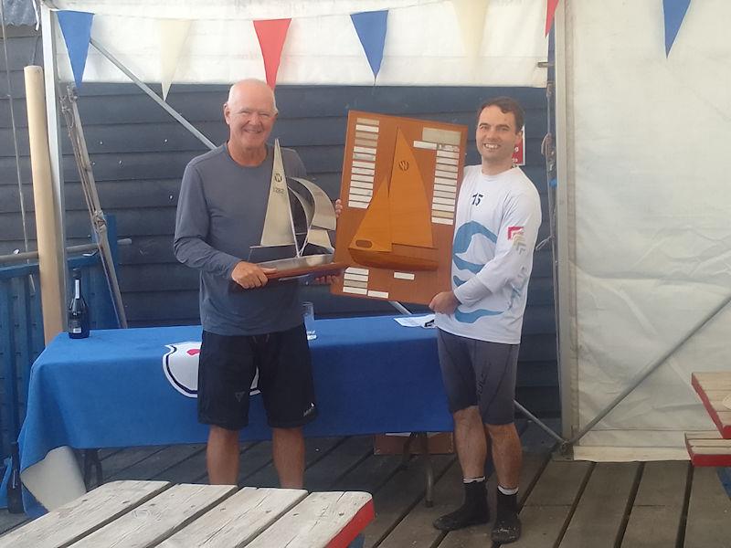 T Barr and J Skipper; the Ian Proctor Wanderer National Trophy and Gavin Barr trophy at the Wanderer Nationals at Whitstable photo copyright Liz North taken at Whitstable Yacht Club and featuring the Wanderer class