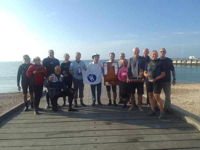 Sailing with friends in the Wanderer Nationals at Whitstable photo copyright Liz North taken at Whitstable Yacht Club and featuring the Wanderer class