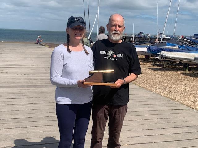 2025 Wanderer Nationals at Whitstable - Mark Skipper and Amanda Tickner photo copyright Elizabeth Doggart taken at Whitstable Yacht Club and featuring the Wanderer class