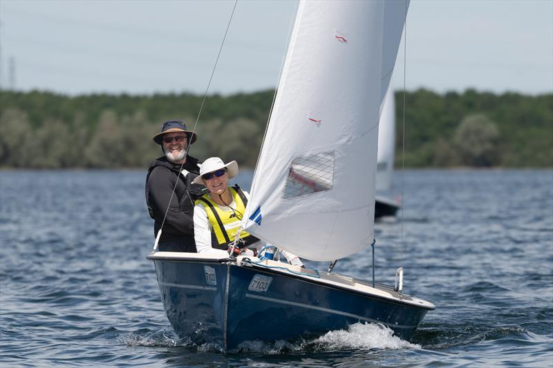 Richard Elliott and Amanda Shakir during the 2026 Wanderer Inlands at Grafham Water - photo © Paul Sanwell / OPP