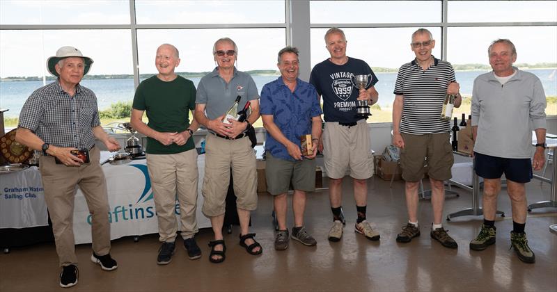 Prize winners in the 2026 Wanderer Inlands at Grafham Water - photo © Paul Sanwell / OPP