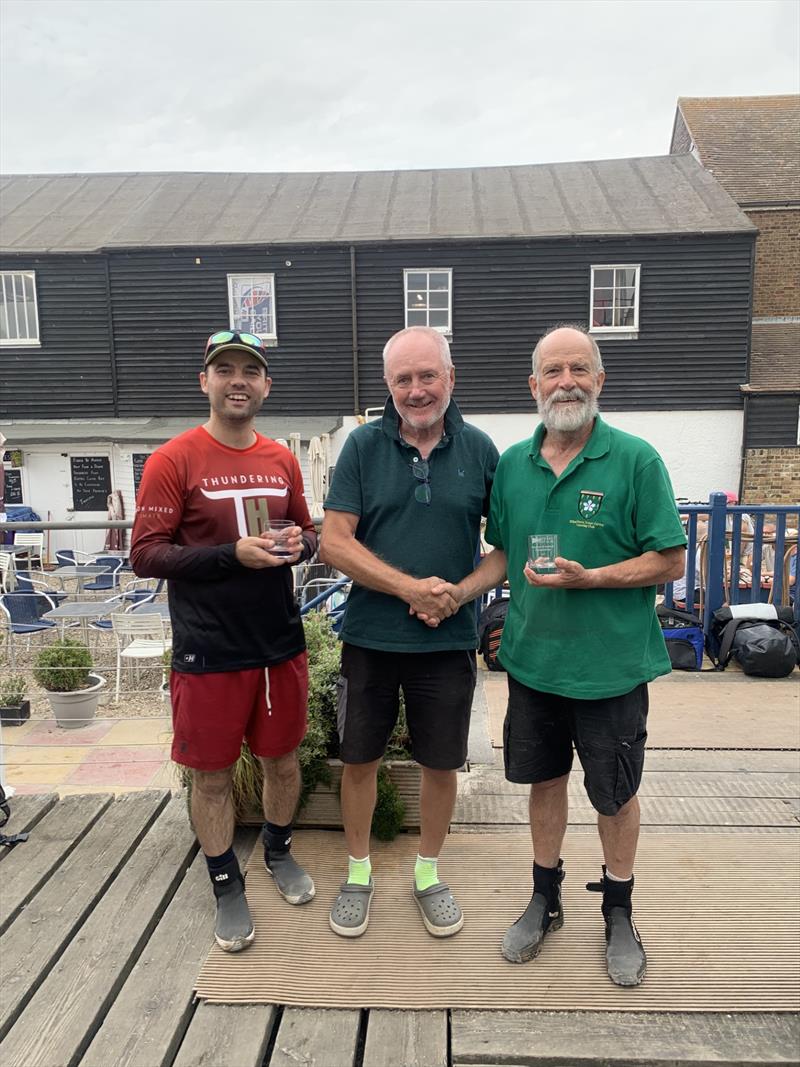 Mark and Jack Skipper finish third in the Wanderer Nationals 2026 at Whitstable photo copyright Elizabeth Doggart taken at Whitstable Yacht Club and featuring the Wanderer class