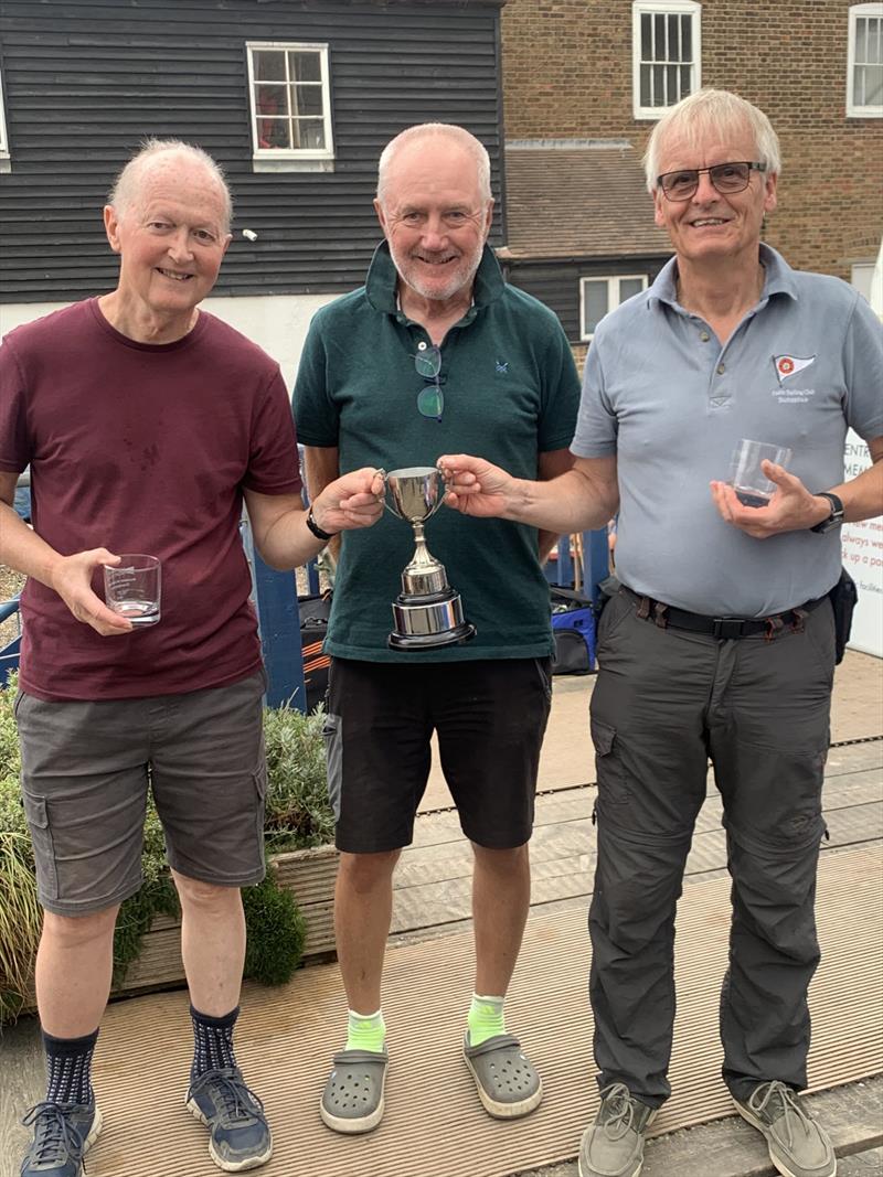 Ian Simpson and Dave Bardwell finish second in the Wanderer Nationals 2026 at Whitstable photo copyright Elizabeth Doggart taken at Whitstable Yacht Club and featuring the Wanderer class