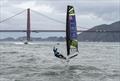 Sean Herbert (NZL) winner of the Inspire Racing x WASZP program on Race Day 2 of San Francisco SailGP,