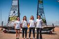 Athena Pathway Sailors Alice Senior, Katy Jenkins, Jaz Boote & Rachael Betschart © Cameron Gregory