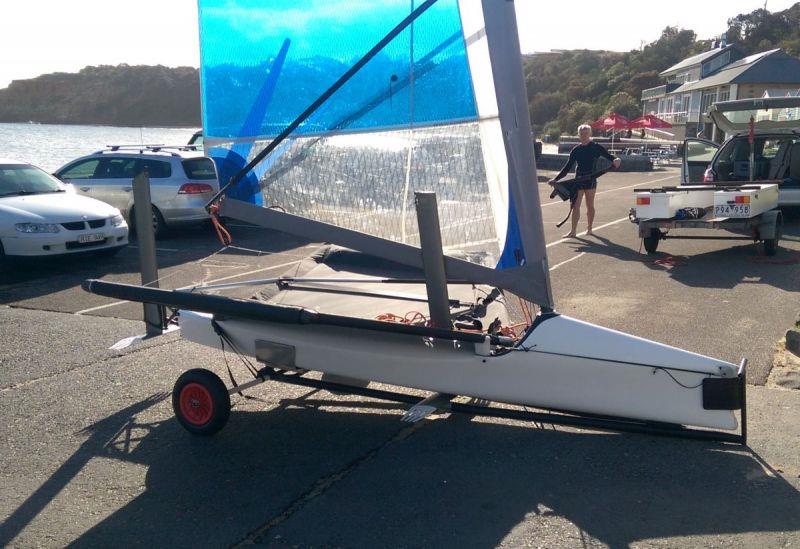 The WASZP in the boat park at Black Rock - photo © McDougall Creations