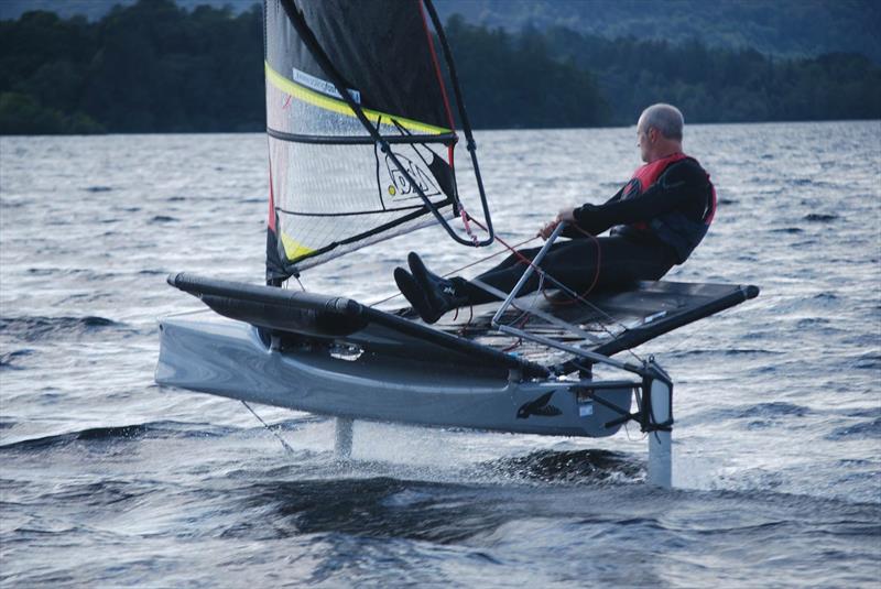 SailingFast Waszp Scottish Championship at Loch Lomond photo copyright Duncan Hepplewhite taken at Loch Lomond Sailing Club and featuring the WASZP class