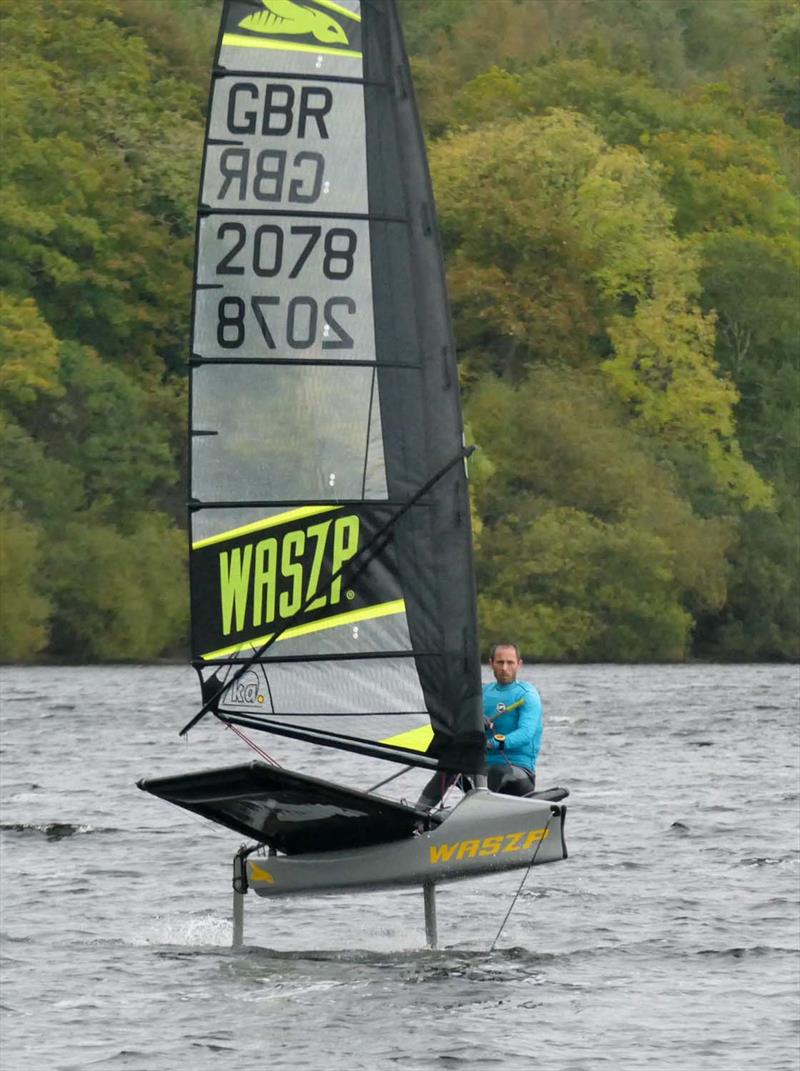 Stuart Appleby wins the WASZP Open at Bala photo copyright John Hunter taken at Bala Sailing Club and featuring the WASZP class