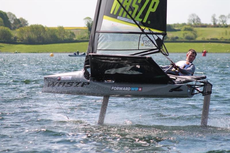 Graham Priestly during the WASZP UK Nationals at Rutland photo copyright Iain Calder taken at Rutland Sailing Club and featuring the WASZP class