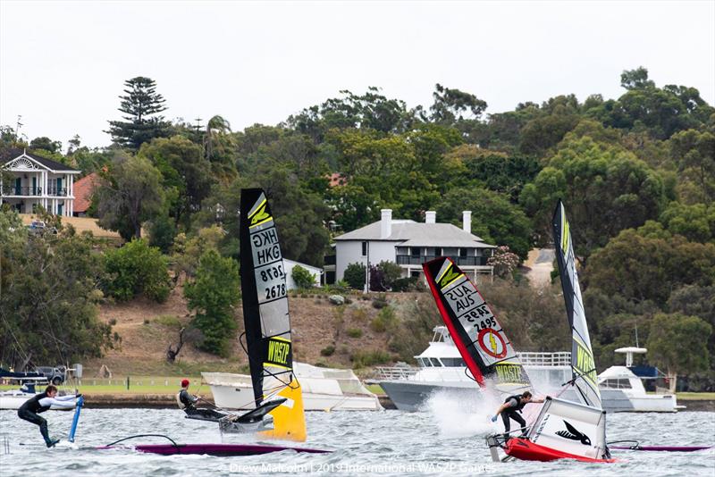 2019 International WASZP Games day 3 photo copyright Drew Malcolm / 2019 International WASZP Games taken at Royal Freshwater Bay Yacht Club and featuring the WASZP class