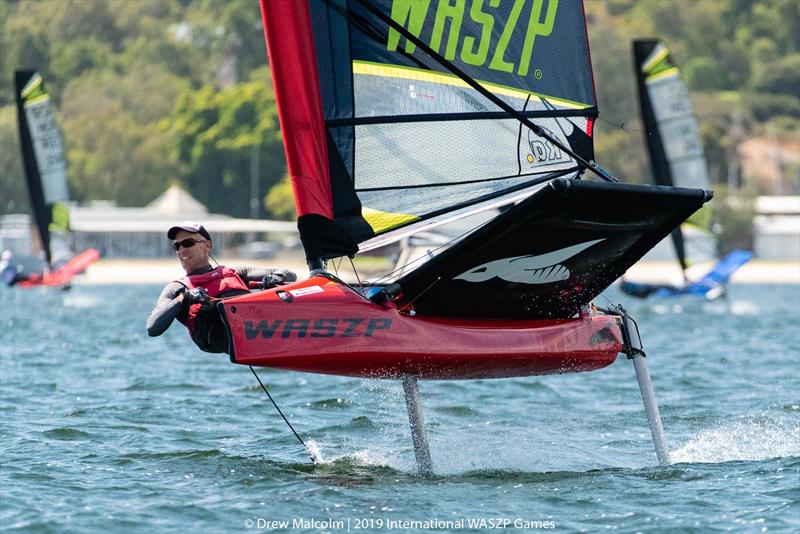 2019 International WASZP Games day 1 photo copyright Drew Malcolm / 2019 International WASZP Games taken at Royal Freshwater Bay Yacht Club and featuring the WASZP class