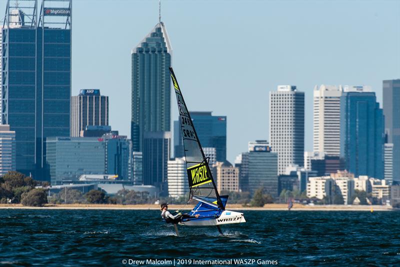 2019 International WASZP Games day 4 photo copyright Drew Malcolm / 2019 International WASZP Games taken at Royal Freshwater Bay Yacht Club and featuring the WASZP class