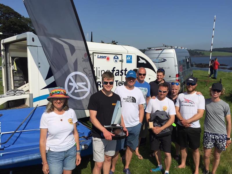 A festival atmosphere for the WASZP Scottish Championship at Dalgety Bay photo copyright Iain Calder taken at Dalgety Bay Sailing Club and featuring the WASZP class