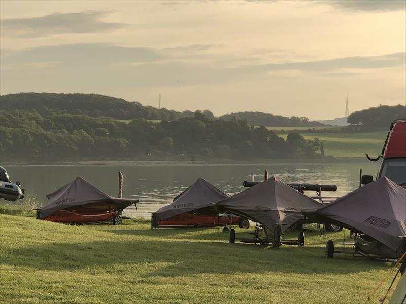 A festival atmosphere for the WASZP Scottish Championship at Dalgety Bay - photo © Iain Calder