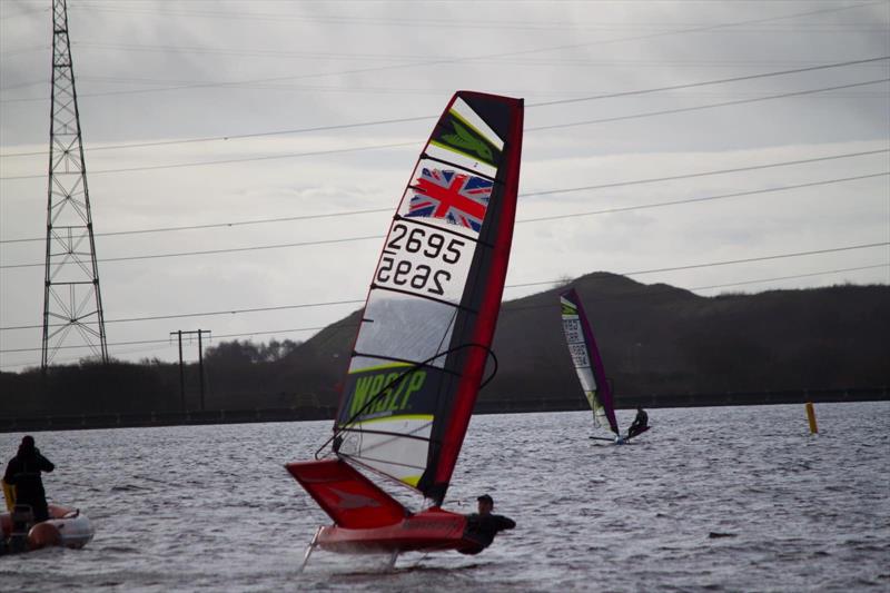 Waszp training at Tata Steel SC photo copyright C Kneale taken at Tata Steel Sailing Club and featuring the WASZP class