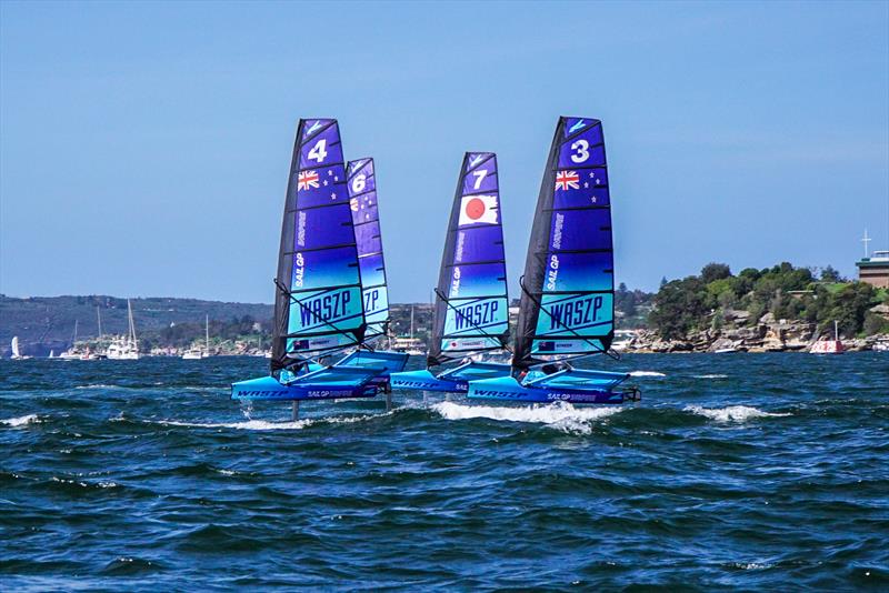 WASZP SailGP racing - photo © WASZP