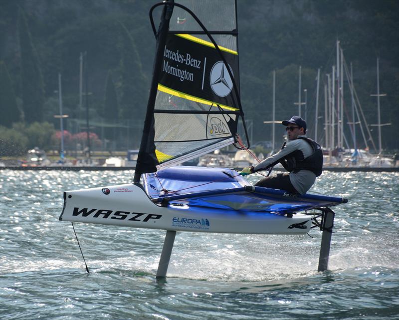 Tom Trotman from Sorrento - Sail Melbourne International photo copyright WASZP Australia taken at  and featuring the WASZP class