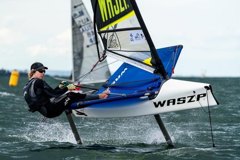 Victorian Jack Felsenthal - 2018 Sail Melbourne International, Day 4 photo copyright Beau Outteridge taken at Royal Brighton Yacht Club and featuring the WASZP class