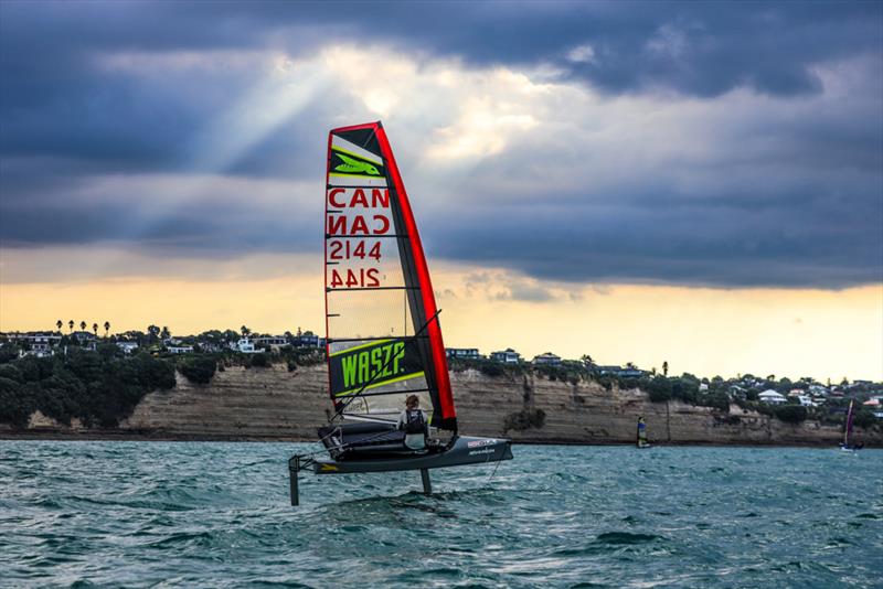 LSD WASZP New Zealand National Championship - March 2019, Murrays Bay Sailing Club photo copyright Rachel von Zalinski, Live Sail Die taken at Murrays Bay Sailing Club and featuring the WASZP class