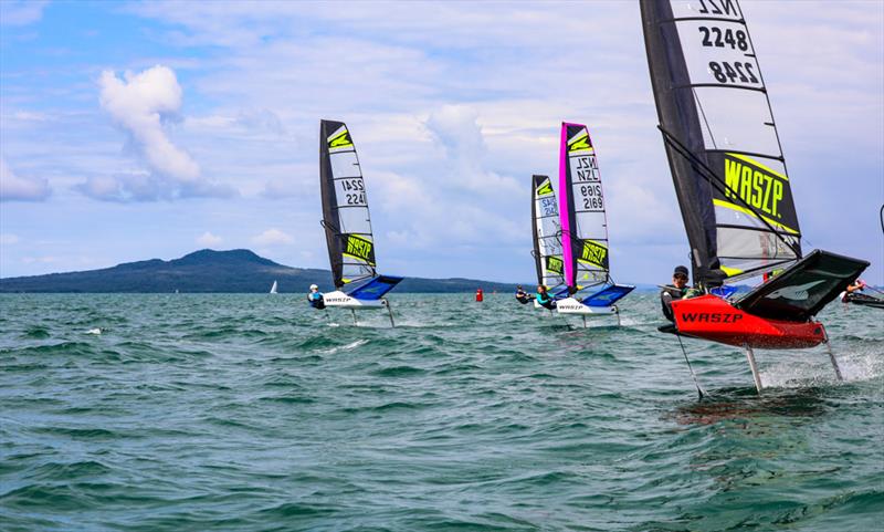 LSD WASZP New Zealand National Championship - March 2019, Murrays Bay Sailing Club photo copyright Rachel von Zalinski, Live Sail Die taken at Murrays Bay Sailing Club and featuring the WASZP class