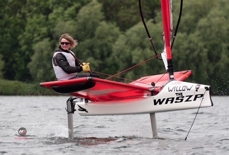 'Willow the Waszp' in the Zhik WASZP UK National Championships at Rutland - photo © Hartas Productions