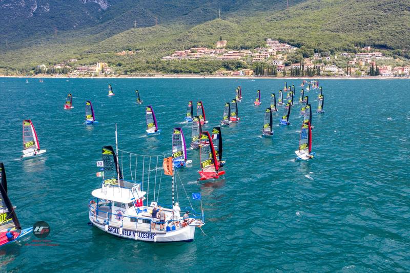 2019 WASZP European Championship photo copyright Hartas Productions taken at Fraglia Vela Malcesine and featuring the WASZP class