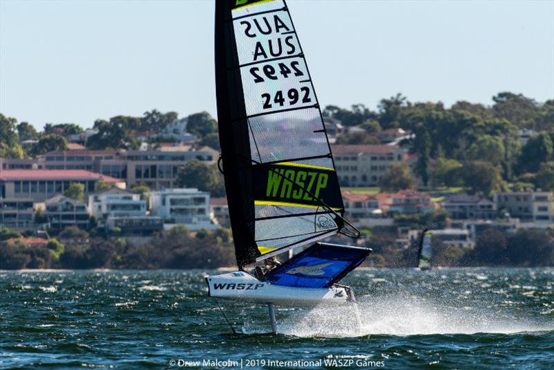 2019 International WASZP Games photo copyright Drew Malcolm taken at Royal Freshwater Bay Yacht Club and featuring the WASZP class