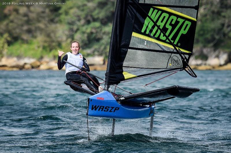 2018 Foiling Week photo copyright Martina Orsini taken at  and featuring the WASZP class