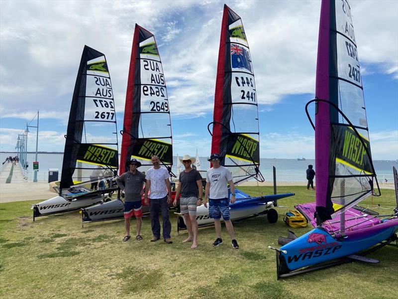 WASZP GPS Challenge Winner - The WA crew at Rockingham over the weekend photo copyright Marc Ablett taken at Oakcliff Sailing Center and featuring the WASZP class