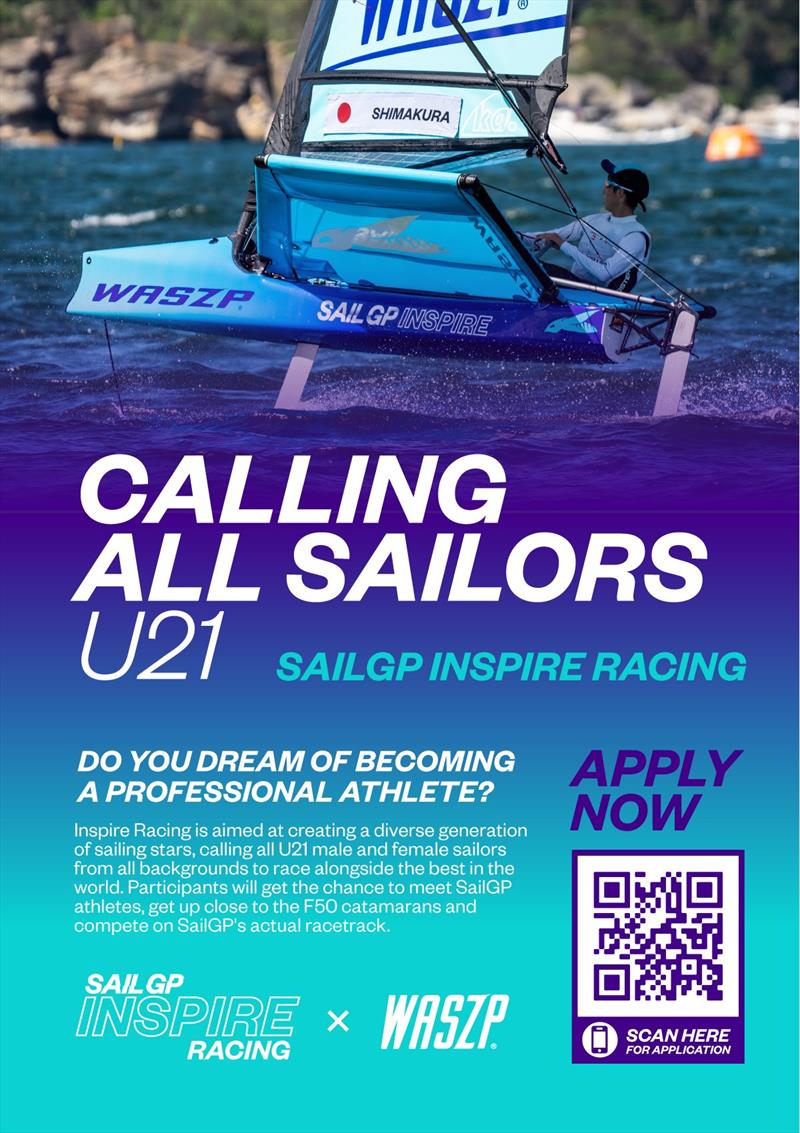 SailGP Inspire Racing - WASZP U21 photo copyright WASZP taken at  and featuring the WASZP class
