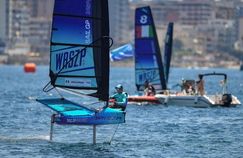 Inspire Racing in Taranto Italy, some quality racing by our future stars photo copyright Ricardo Pinto for SailGP taken at  and featuring the WASZP class