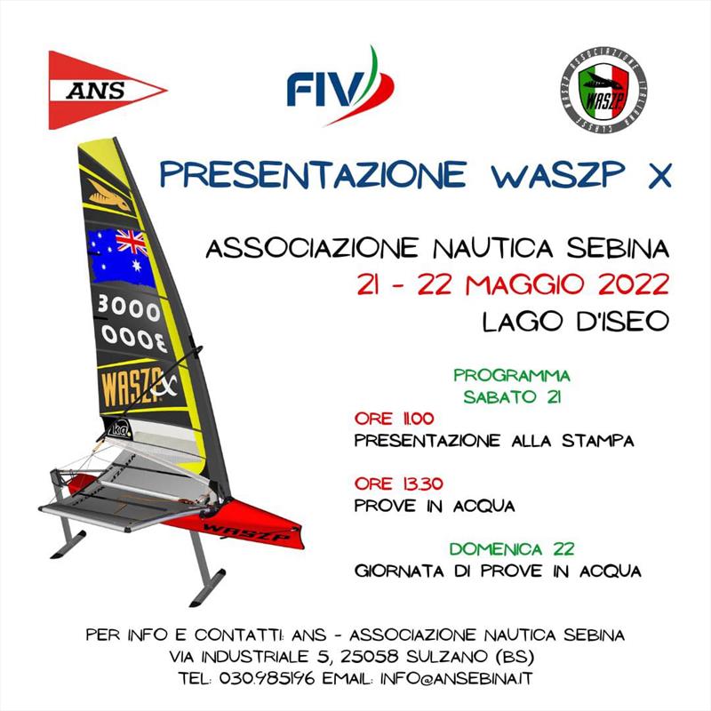 WASZP partner with FIV Luna Rossa Foiling Academy - photo © WASZP Class