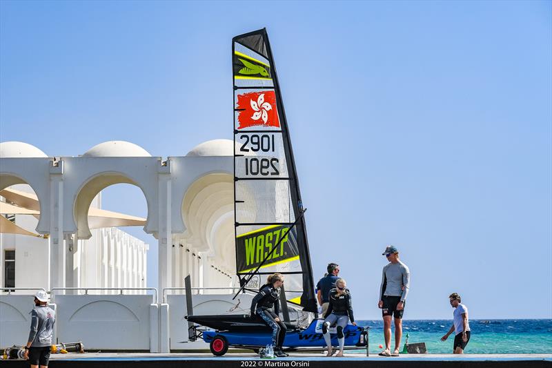 Foiling sailing comes to Jeddah photo copyright Martina Orsini taken at Jeddah Yacht Club and featuring the WASZP class