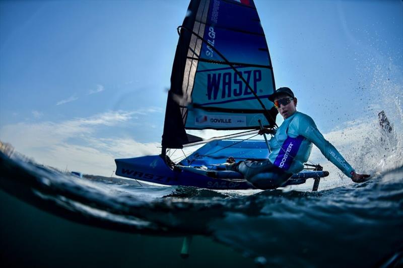 Inspire France photo copyright Ricardo Pinto for SailGP taken at  and featuring the WASZP class