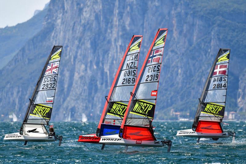 WASZP Pre-Games on Lake Garda photo copyright James Tomlinson taken at Fraglia Vela Malcesine and featuring the WASZP class