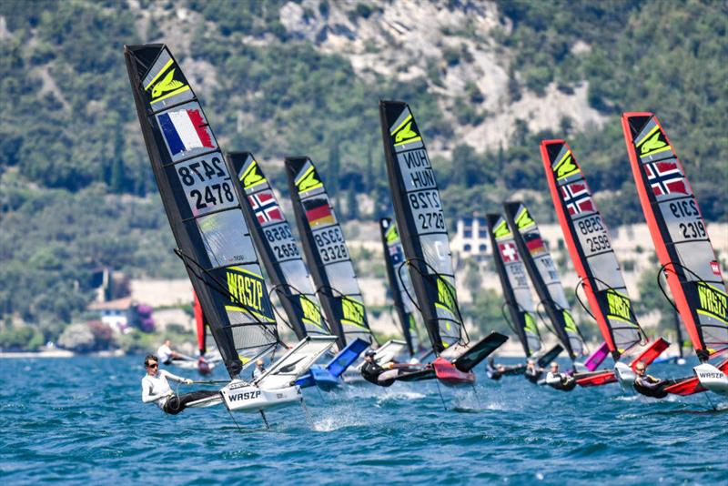 WASZP Pre-Games on Lake Garda photo copyright James Tomlinson taken at Fraglia Vela Malcesine and featuring the WASZP class