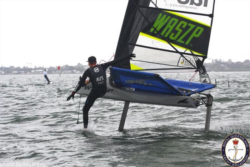 Queensland State Championships 2022 photo copyright SpikeyMikey taken at Royal Queensland Yacht Squadron and featuring the WASZP class